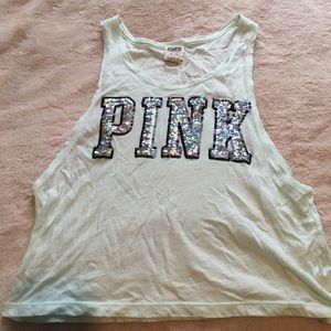 Victoria’s Secret PINK Sequin Tank Top XS